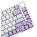 Клавиатура механическая AJAZZ AK820 Sea Salt Switch / с подсветкой RGB / Раскладка 75% ( (Blue White Purple) (19571)