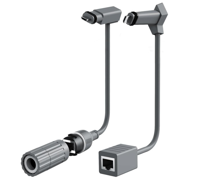 Комплект раъемов / коннекторов для Starlink GEN 2 SPX Plug to RJ45 Адаптер () (18798)