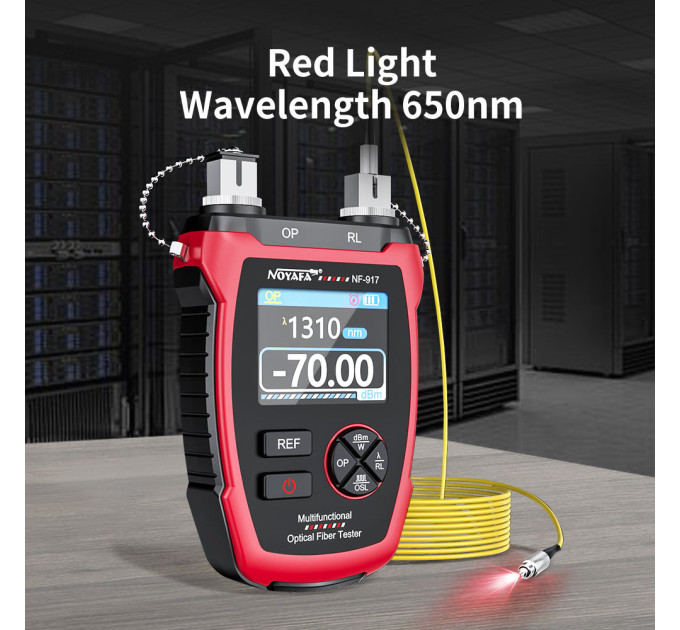 Многофункциональный кабельный тестер Noyafa NF-917  FC  ST  SC  VFL OPM (18889)