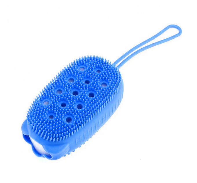 Мочалка масажна Bath Brush (Blue)