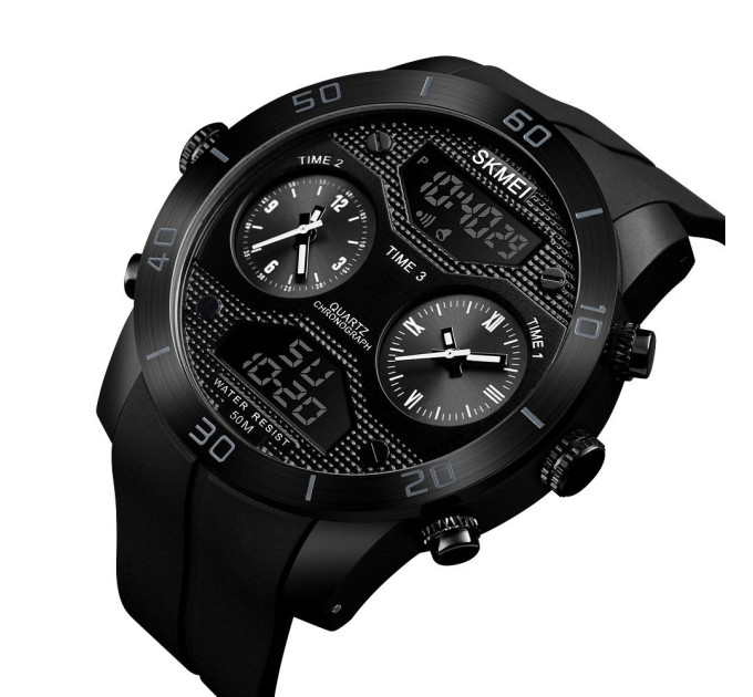 Мужские наручные часы Skmei 1355 Original (Black, 1355BK) (17127)