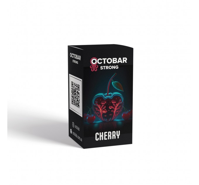 Набор для самозамеса на солевом никотине Octobar Strong Cherry 10 мл 0-50 мг (Вишня лед)