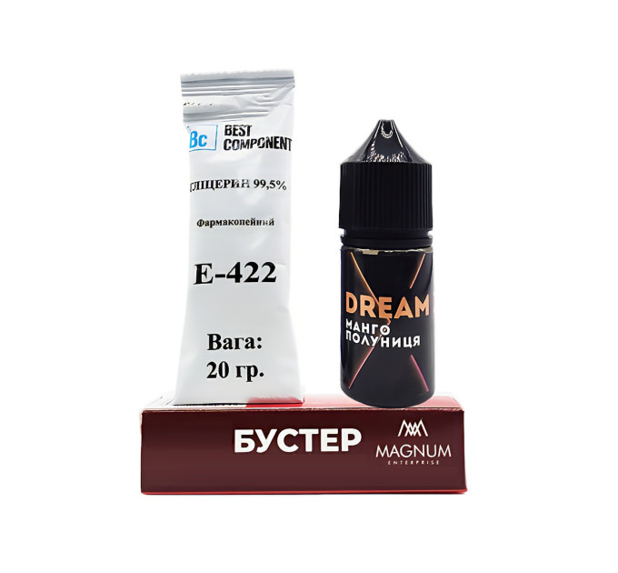 Набор для самозамеса солевой Dream X 30 мл, 0-50 мг Манго Клубника (16917)