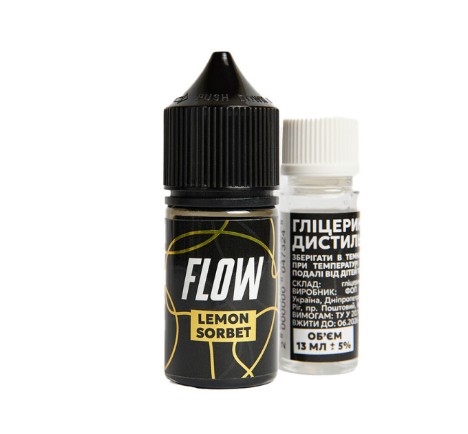 Набор для самозамеса солевой FLOW 30 мл (Lemon Sorbe Лимонный сорбетt, 0-50 мг) (17234)