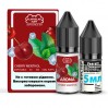 Набор для самозамеса солевой Flavorlab Disposable Puff 10 мл, 0-50 мг Cherry Menthol (Вишневый ментол) (15458)