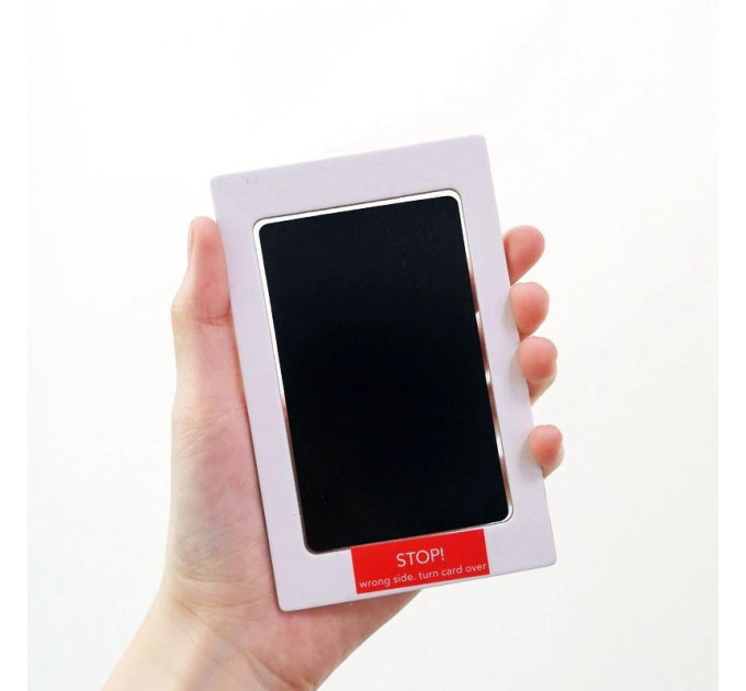 Набор для слепков детских ручек и ножек LVR 019 отпечатки без контакта с краской (Black) (18979)