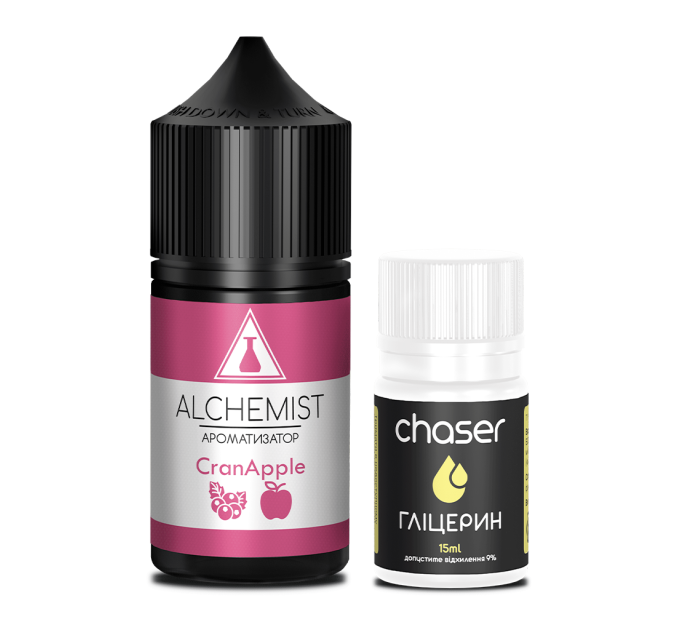 Набор компонентов для самозамеса солевой ALCHEMIST 30 мл (Cran Apple Яблоко Клюква, 0-50 мг) (18086)