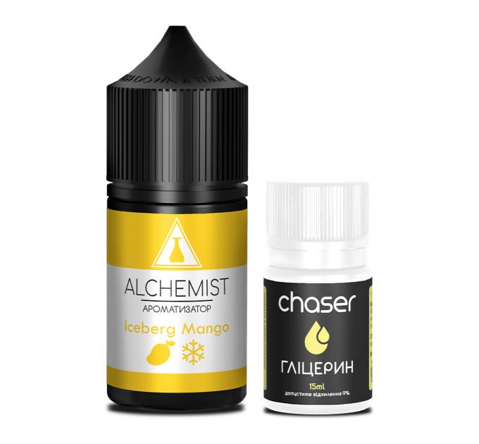 Набор компонентов для самозамеса солевой ALCHEMIST 30 мл (Iceberg Mango Манго Холодок, 0-50 мг) (18090)