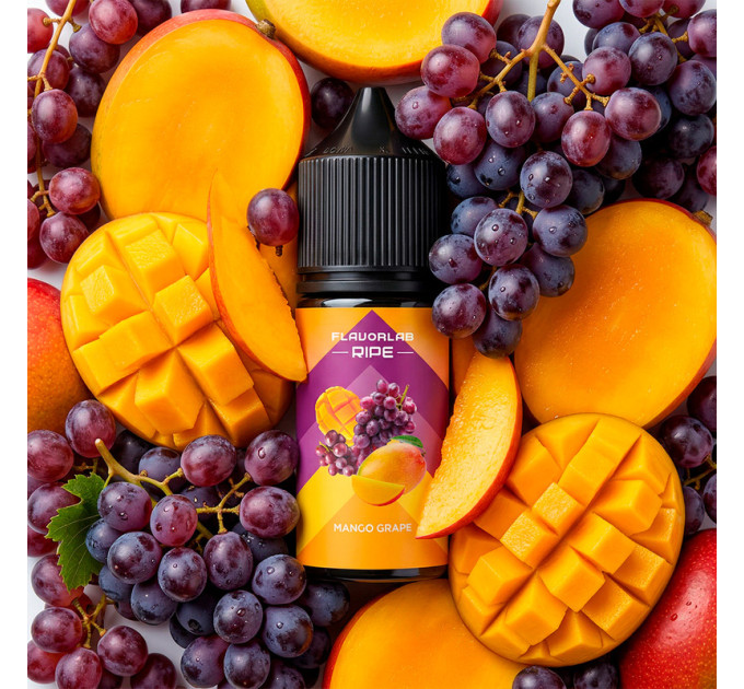Набор компонентов для самозамеса солевой Flavorlab Ripe 30 мл (Mango Grape, Манго с виноградом 0-50 мг) (19487)