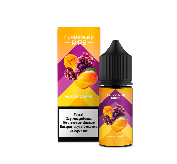 Набор компонентов для самозамеса солевой Flavorlab Ripe 30 мл (Mango Grape, Манго с виноградом 0-50 мг) (19487)