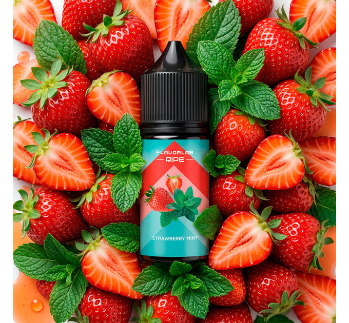 Набор компонентов для самозамеса солевой Flavorlab Ripe 30 мл (Strawberry Mint, Клубника с мятой 0-50 мг) (19474)