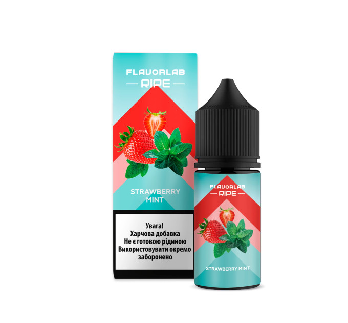 Набор компонентов для самозамеса солевой Flavorlab Ripe 30 мл (Strawberry Mint, Клубника с мятой 0-50 мг) (19474)