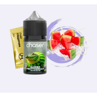 Набор компонентов для самозамеса солевой жидкости CHASER Limitini Editini 30 мл (GLORBO FRUTTODRILLO Арбуз с холодком, 0-50 мг)