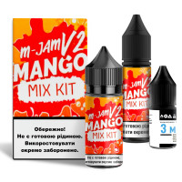 Набор компонентов для самозамеса солевой жидкости Flavorlab M-Jam V2 30 мл (Mango Манго, 0-65 мг)