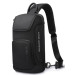 Однолямочный рюкзак через плечо Bange BG-7565 7л Сумка-слинг с USB-разъемом (Black) (19369)
