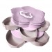 Органайзер для сладостей Flower Shap 12 слотов (Pink Grey)
