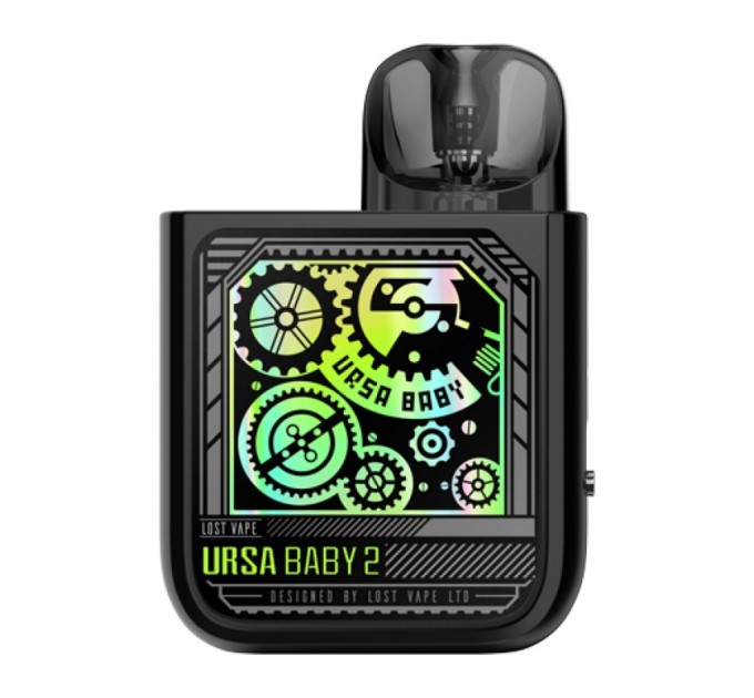 Под-система Lost Vape Ursa Baby 2 Pod 900mAh 2.5ml Original Kit (Pop Black x Time Gear) (15807)