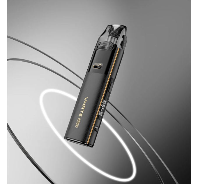 Под-система VOOPOO Vmate Pro 2 30W Pod 1500mAh 3ml электронная сигарета Original Kit (Gilt Black) (18817)