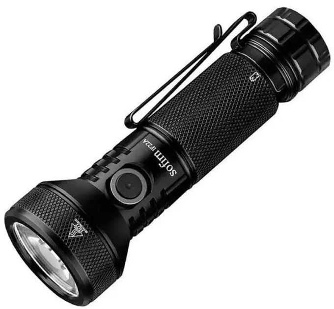 Ручной фонарик Sofirn IF22A дальнобойный аккумуляторный светодиодный фонарь (Black) (19282)