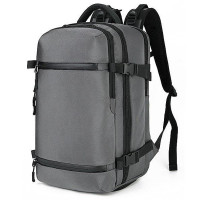 Рюкзак Ozuko 8983L 35л с отделением для ноутбука до 17" с USB (Grey)