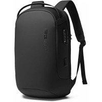 Рюкзак городской Bange BG-7225 20л ранец с отсеком для ноутбука до 15.6'' USB-разъем и замком (Black)