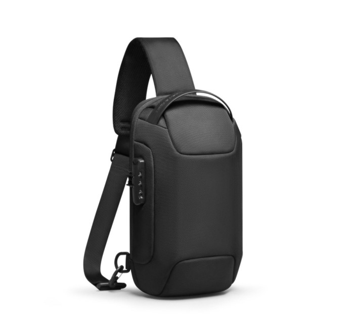 Рюкзак городской Mark Ryden 7116 8л на одно плечо, для планшета до 9.7, USB, замок (Black) (18317)