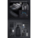 Рюкзак городской Mark Ryden 7116 8л на одно плечо, для планшета до 9.7, USB, замок (Black) (18317)