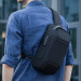 Рюкзак городской Mark Ryden 7116 8л на одно плечо, для планшета до 9.7, USB, замок (Black) (18317)