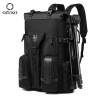 Рюкзак городской Ozuko 9631 Ролтоп расширяемый дорожный с отсеком для ноутбука 15.6' 46л (Black) (19352)