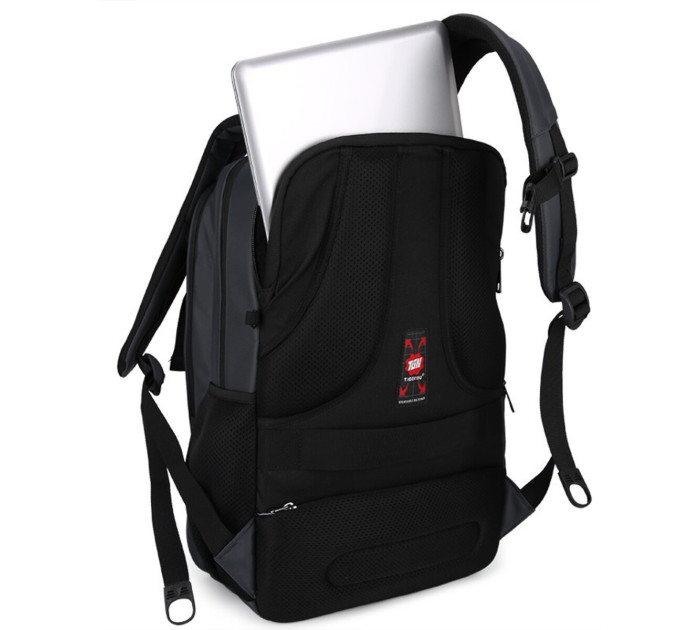 Рюкзак городской Tigernu T-B3220 17л с USB для ноутбука 15.6'' (Black) (17057)