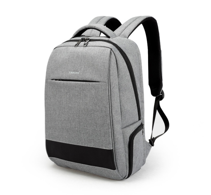 Рюкзак городской Tigernu T-B3516 21л с USB для ноутбука 15.6'' (Grey) (17052)