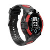 Смарт-часы детские LEMFO LT32 GPS 4G с камерой WI-FI GPS SIM-карта Original силиконовый ремешок  (Black Red) (17453)