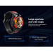 Смарт-часы детские LEMFO LT32 GPS 4G с камерой WI-FI GPS SIM-карта Original силиконовый ремешок  (Black Red) (17453)
