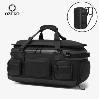 Сумка дорожная Ozuko 9904 спортивный туристический рюкзак с отсеком для ноутбука до 16' 52л (Black)