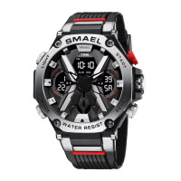 Тактические наручные часы Smael 8087 Original (Black Silver)
