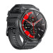 Тактические смарт часы с фонариком LEMFO K66 Original силиконовый ремешок (Black Black) (18359)