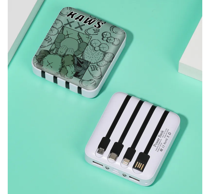 УМБ павербанк Power Bank 10000 mAh LVR 017 (Kaws №3) (17689)