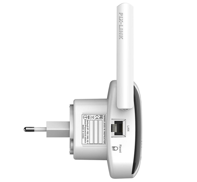 Усилитель WiFi сигнала ретранслятор Wi-Fi PIX-LINK LV-WR29 2.4 GHz репитер точка доступа (White) (18659)
