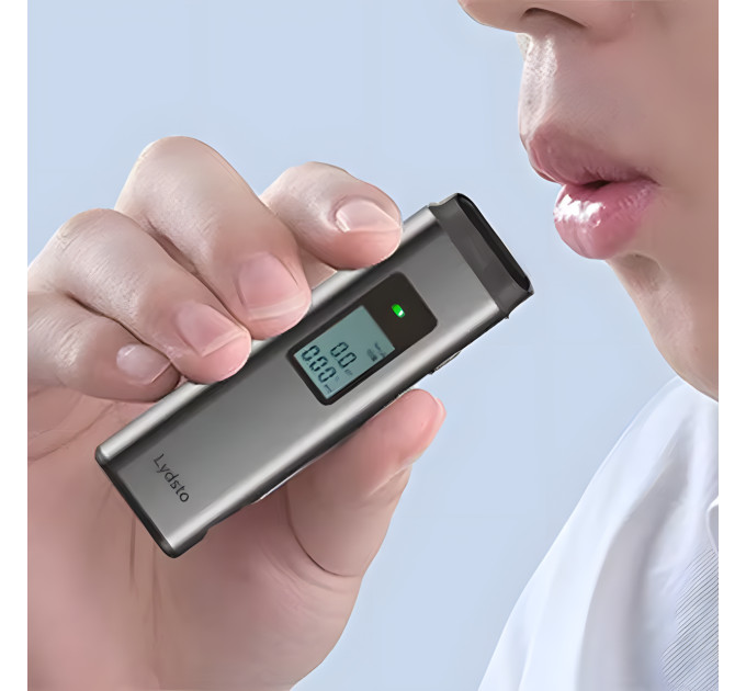 Высокоточный алкотестер с аккумулятором бесконтактный Lydsto T1 (Black) (18571)