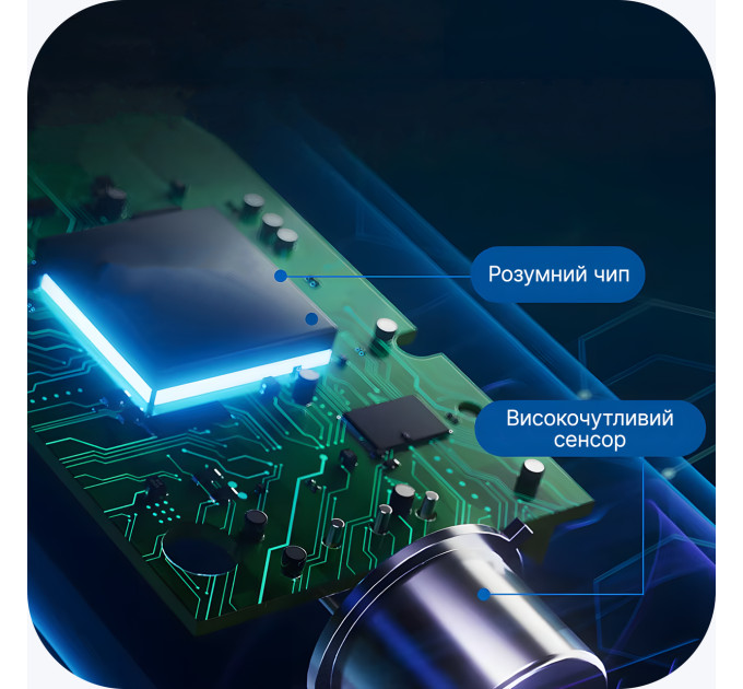 Высокоточный алкотестер с аккумулятором бесконтактный Lydsto T1 (Black) (18571)