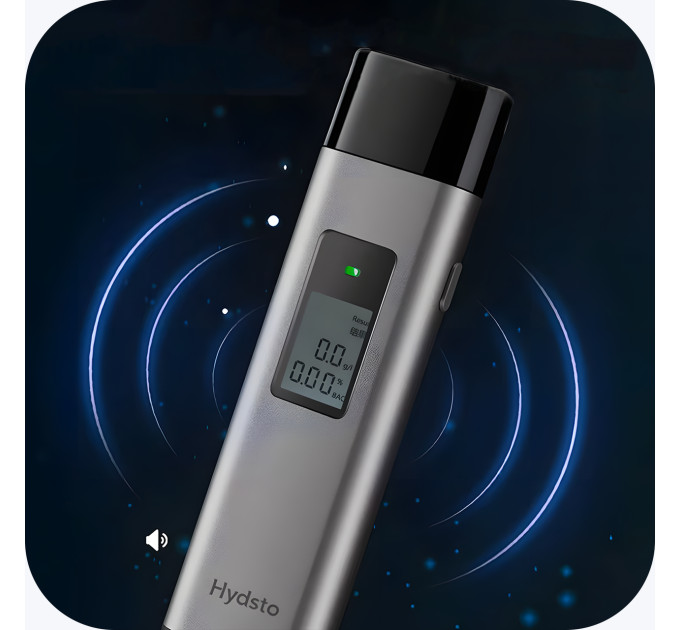 Высокоточный алкотестер с аккумулятором бесконтактный Lydsto T1 (Black) (18571)