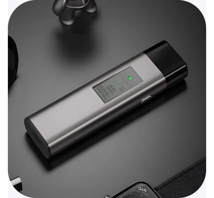 Высокоточный алкотестер с аккумулятором бесконтактный Lydsto T1 (Black) (18571)