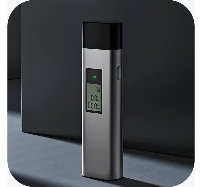 Высокоточный алкотестер с аккумулятором бесконтактный Lydsto T1 (Black) (18571)