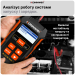 Зарядное устройство 12В 10А / 24В 5А Тестер акумуляторних батарей автомобильный Konnwei KW520 цифровой анализатор батарей, десульфатор 12V/24V, 4-150Ah (Black) (19507)