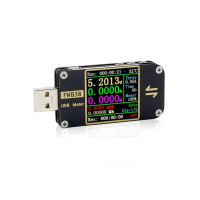 USB тестер анализатор зарядных устройств Fnirsi FNB38 внешних аккумуляторов и USB-кабелей