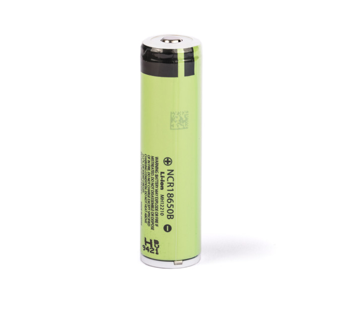 Аккумулятор 18650 Panasonic NCR18650B 3400 mAh выпуклый контакт (8А) (17624)