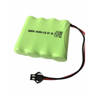 Аккумулятор AA 4.8V 2300 mAh с коннектором JST SM-2P для детских игрушек и роботов