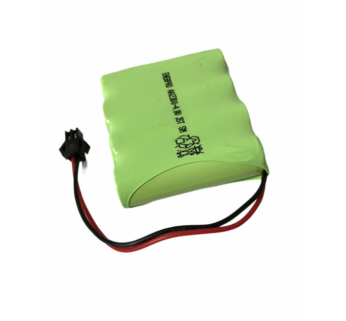 Аккумулятор AA 4.8V 2300 mAh с коннектором JST SM-2P для детских игрушек и роботов (18857)