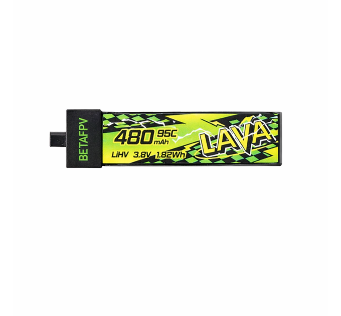 Аккумулятор BetaFPV Lava 2 1S 480 mAh BT2.0 / 3.8V / 95C / LiHV для FPV Air, Meteor, Cetus, Tiny Whoop (19520)
