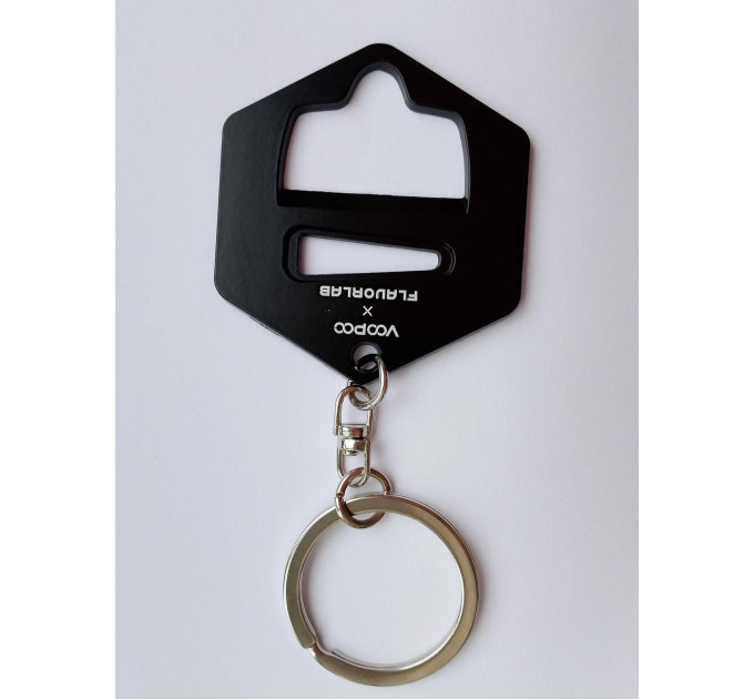 Брелок открывашка для бутылок наборов для самозамеса заправки Voopoo Flaforlab Мерч (Black) (18797)